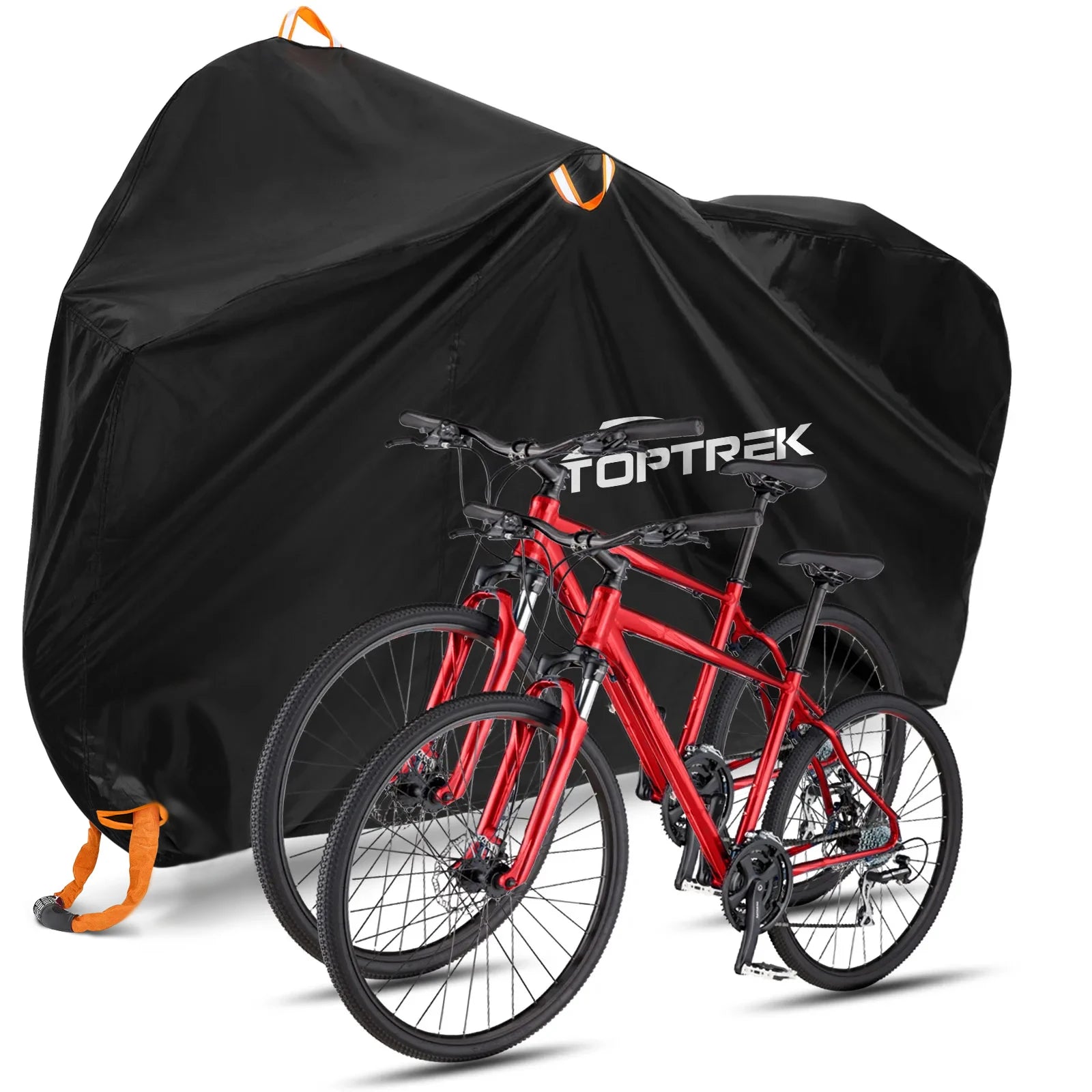 Toptrek Bike Cover Waterproof Snow and Rain Cover UV Protector Dust Protector for Bicycle Waterproof Bike Dustproof Cover 210T Zpaxo