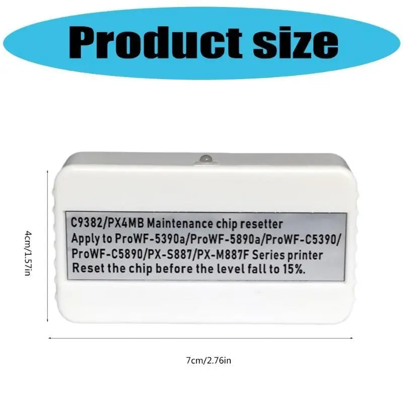 652F C9382 Maintenance Tank Chip Resetter For WorkForce WF-C5310 WF-C5810 WF-C5890 C5390 WF-C5390A WF-C5890A PX-S887 PX-M887F Zpaxo