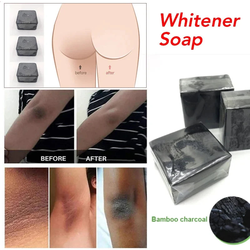 Bamboo Charcoal Handmade Soap – Deep Cleanse & Oil Control Charcoal Cleansing Soap Zpaxo
