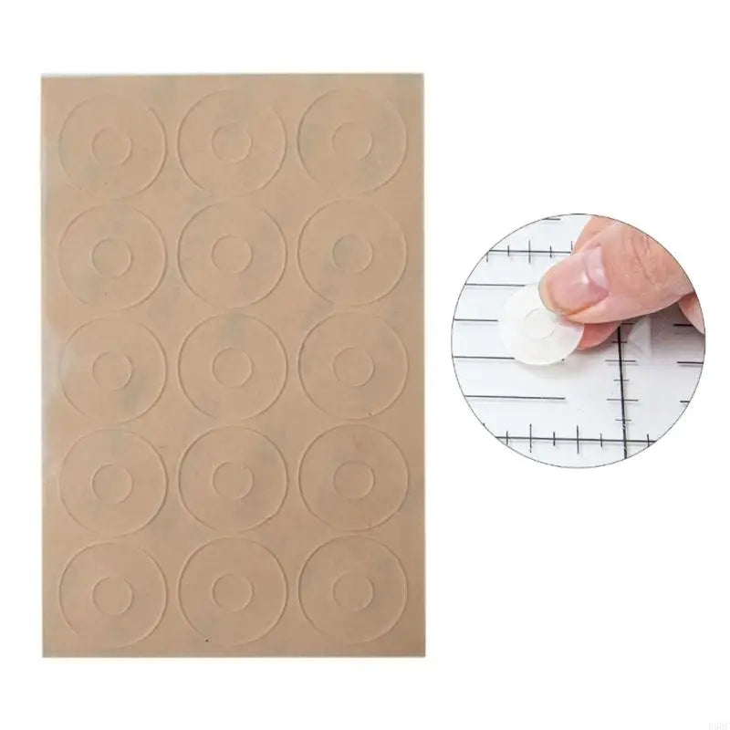 Ruler Grips Nonslip Grips Clear Adhesive Grips for Quilting Rulers Zpaxo