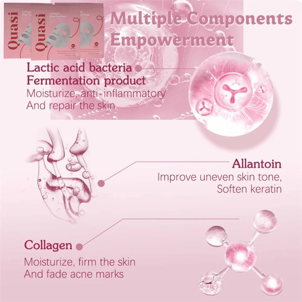 Collagen Niacinamide Overnight Face Mask | Korean Skincare Firming Hydrating Face Mask Zpaxo