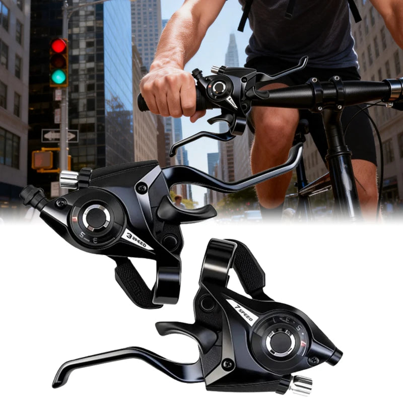 ST-EF51 MTB Trigger Shifter & V-Brake Lever Set – 3x7 / 3x8 Speed