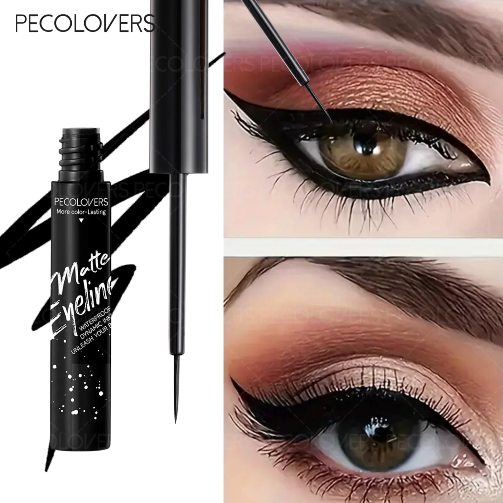 1PC Matte Color Eyeliner Pen Liquid, Durable, Easy to Color, Fast Drying, Smooth, Not Easy to Take Off Makeup Zpaxo