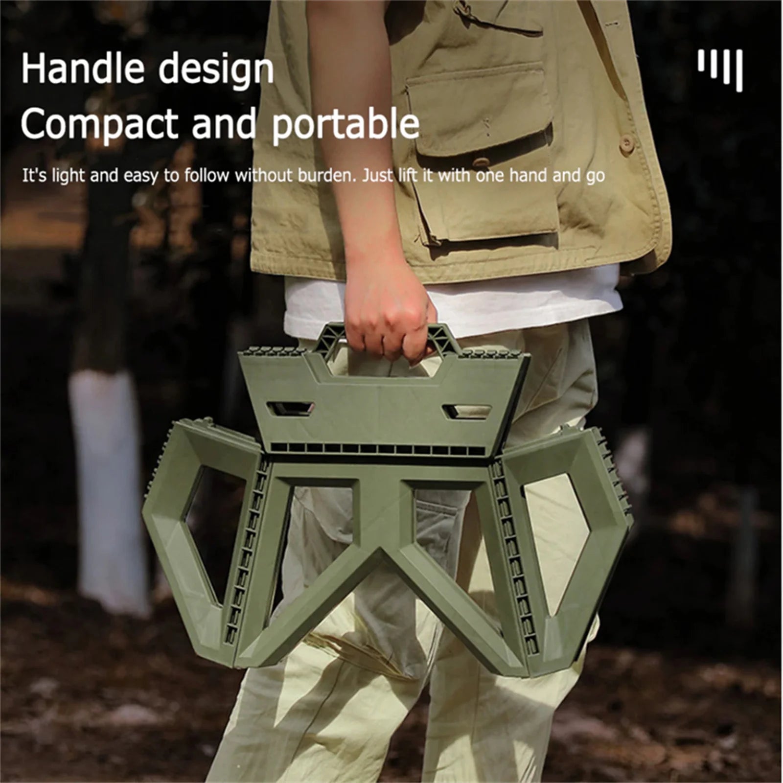 Outdoor Small Stool Portable Folding Stool High Load Bearing Durable Small Chair Fishing Stool Beach Stool Camping Stool Zpaxo