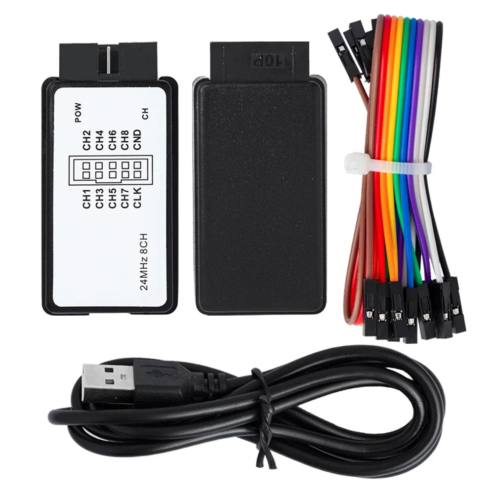 24MHz 8-Channel USB Debugger, High Speed 24M/Sec Debugging Tool for ARM FPGA Development Zpaxo debugger