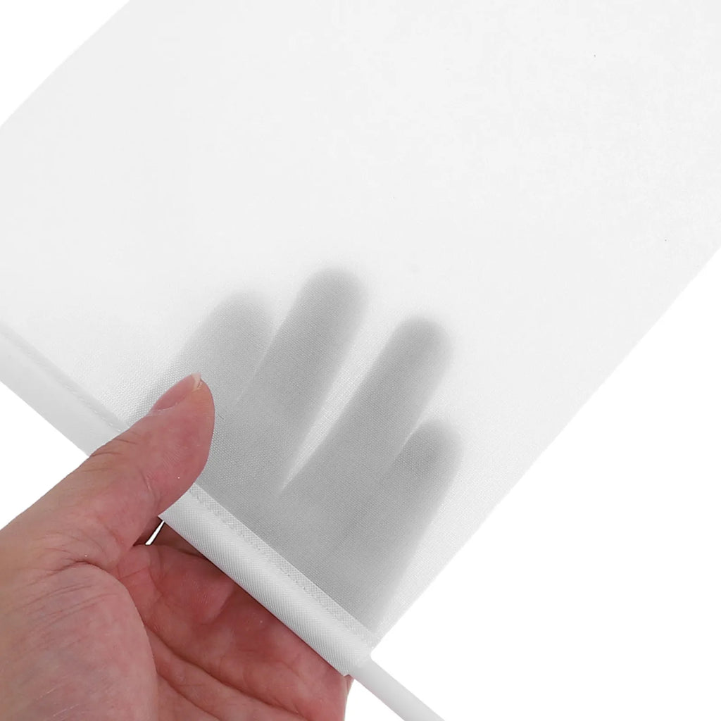 White Mini Flags Sticks Lightweight Polyester Handheld Waving Party