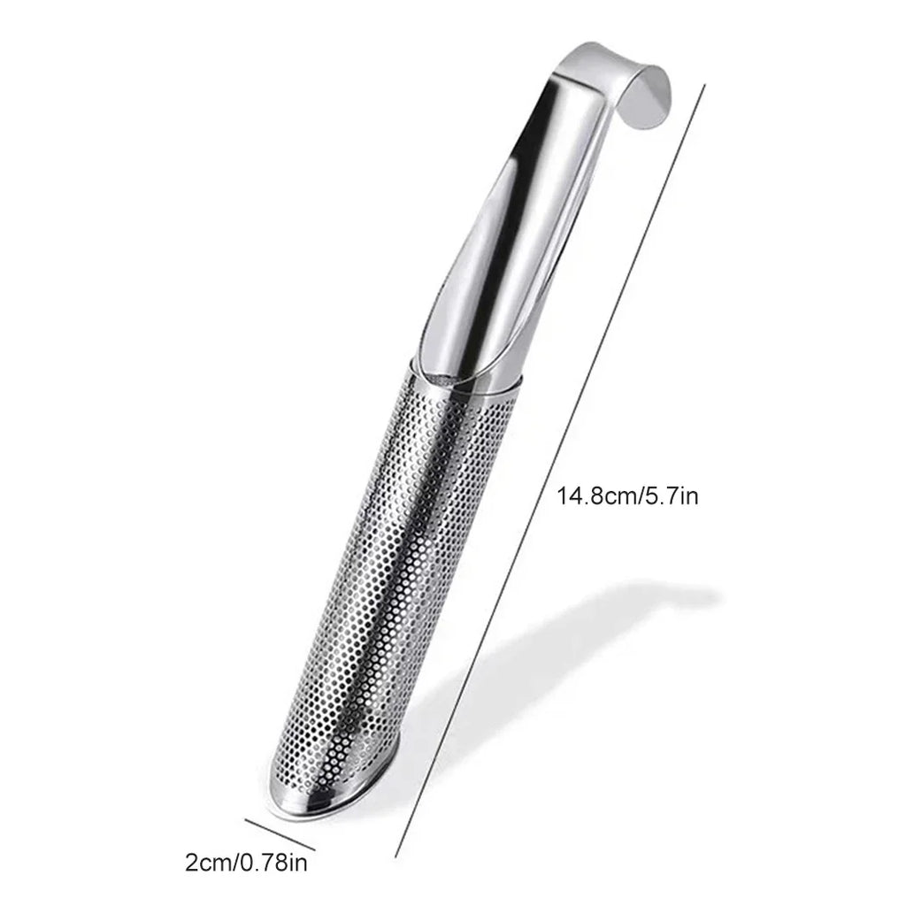 Stainless Steel Tea Infuser Strainer - Food-grade Spice Colator Reusable Teaware for Tea Ceremony Teapot Zpaxo Silver