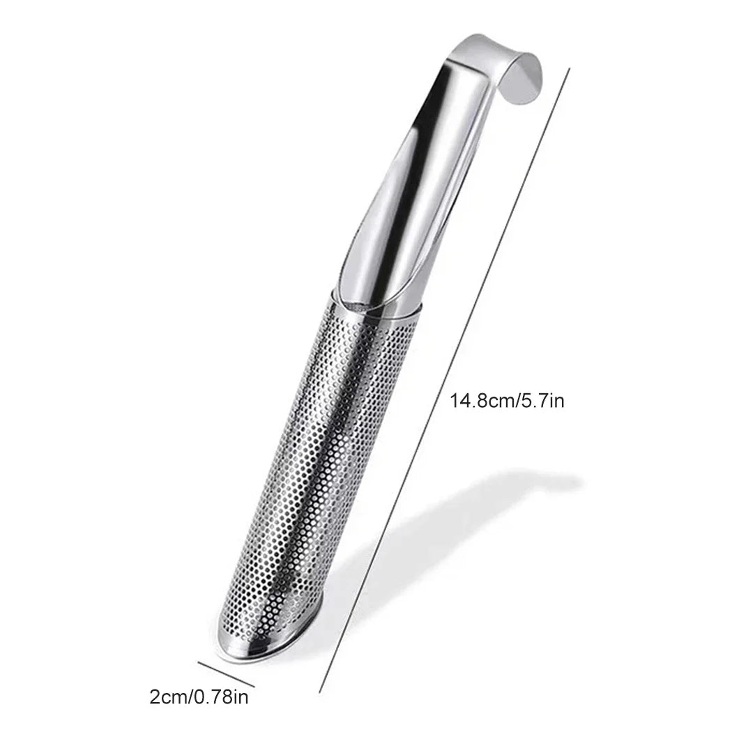 Stainless Steel Tea Infuser Strainer - Food-grade Spice Colator Reusable Teaware for Tea Ceremony Teapot Zpaxo Silver
