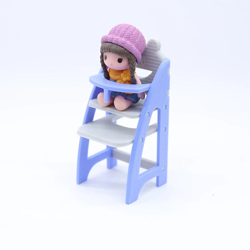 Children's Pretend Play 1 12 Scale Baby Chair Model Doll House Zpaxo
