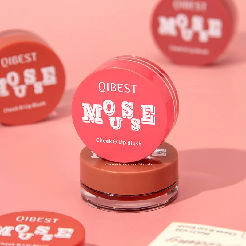 2-in-1 Powder Blusher Easy Waterproof Smooth Apply Long-lasting