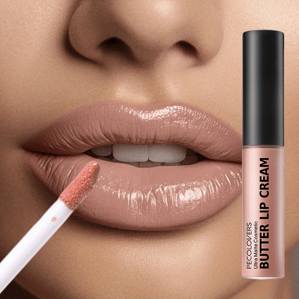 Long Lasting Butter Lip Gloss Lip Balm Liquid Lipstick Waterproof Lipstick Cosmetics Makeup Lipgloss for Women Girls Zpaxo