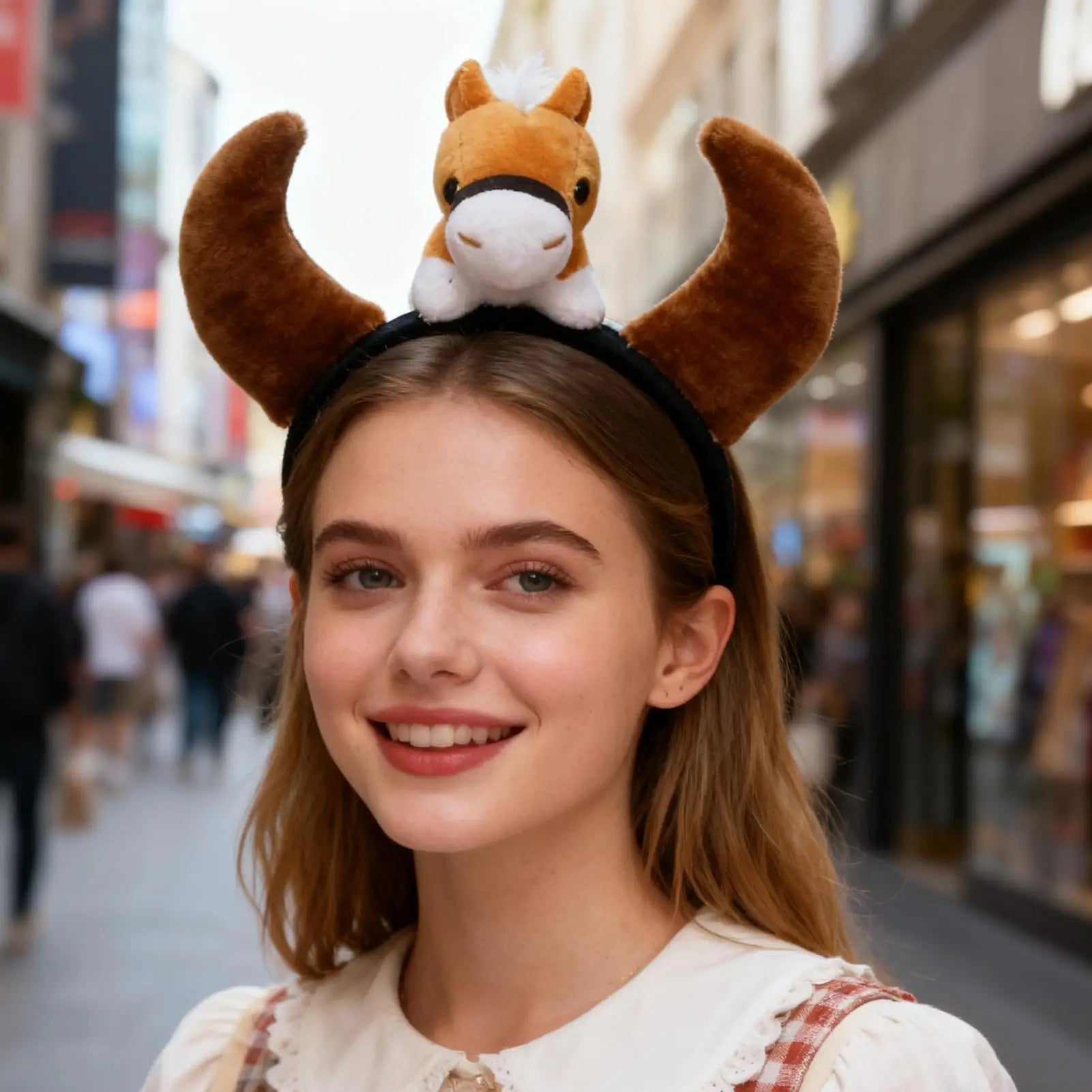 Cute Horse Headband Hair Hoop Carnival Costume Party Dress Up