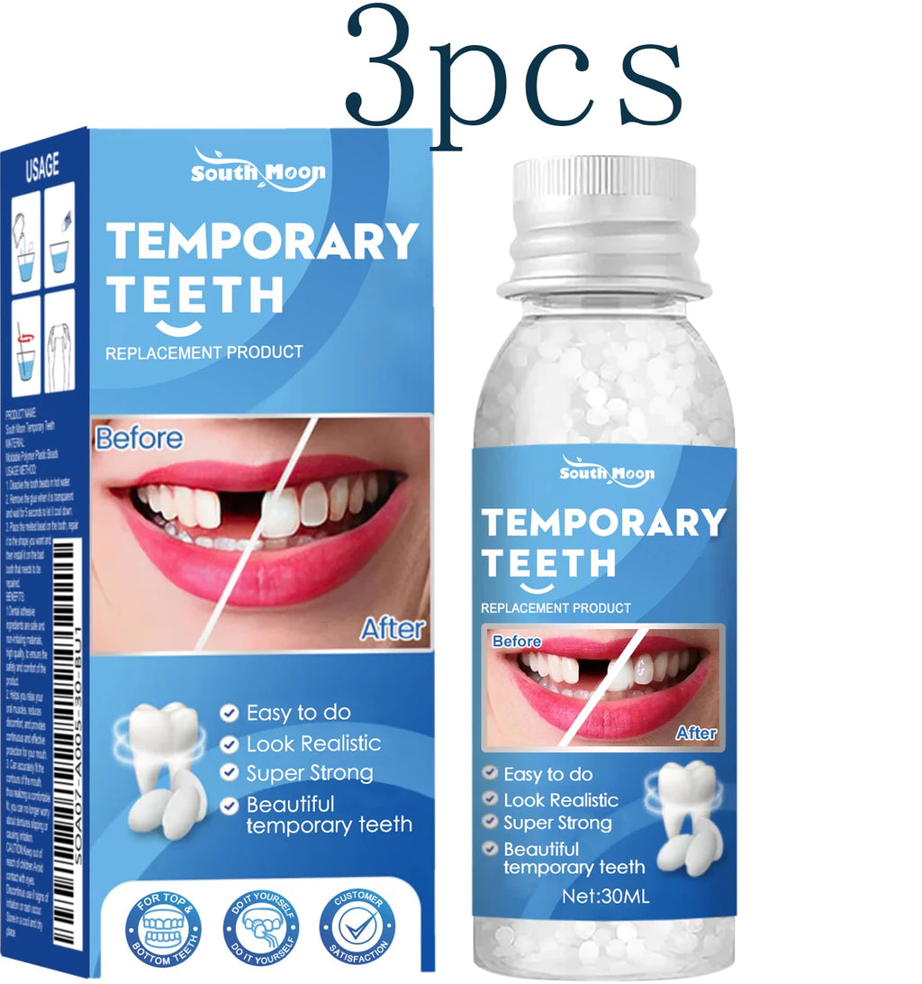 Solid dental gel, soft material for comfortable daily wear with no foreign body sensation, effectively beautifies your teeth. Zpaxo 3pcs