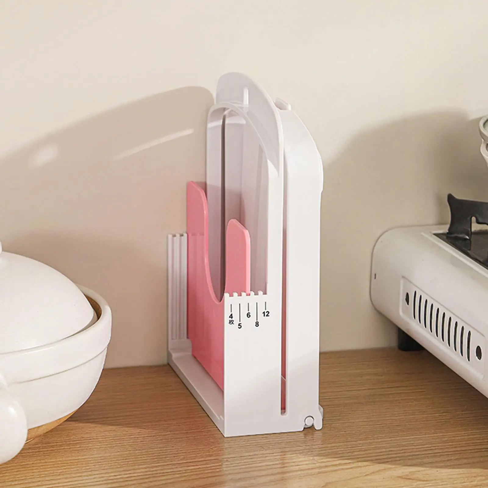 Multifunctional Toast Bread Slicer Stand Foldable Loaf Slicing