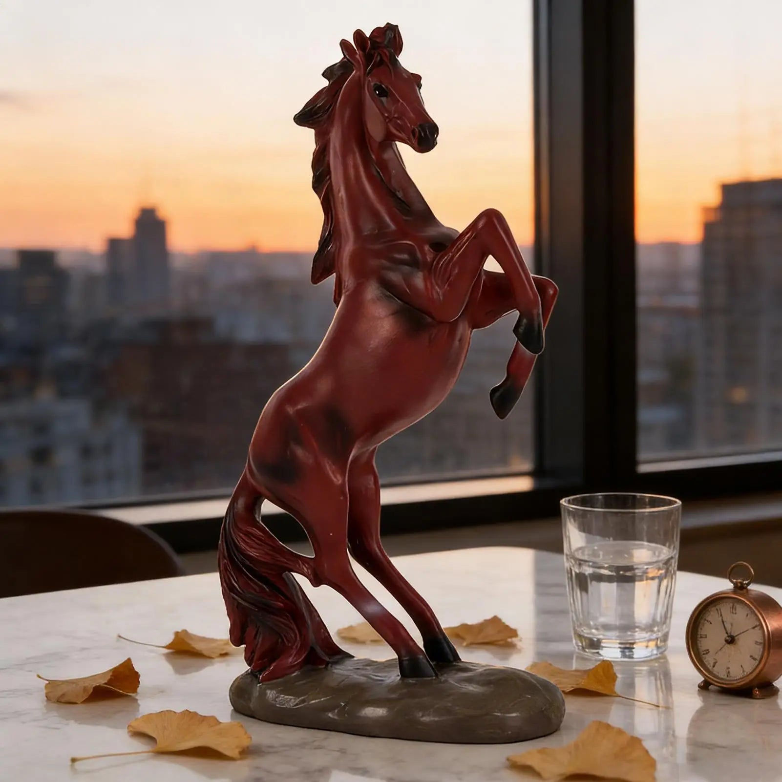 Horse Sculpture 2026 Chinese Year Collectible Figurines Red Decor