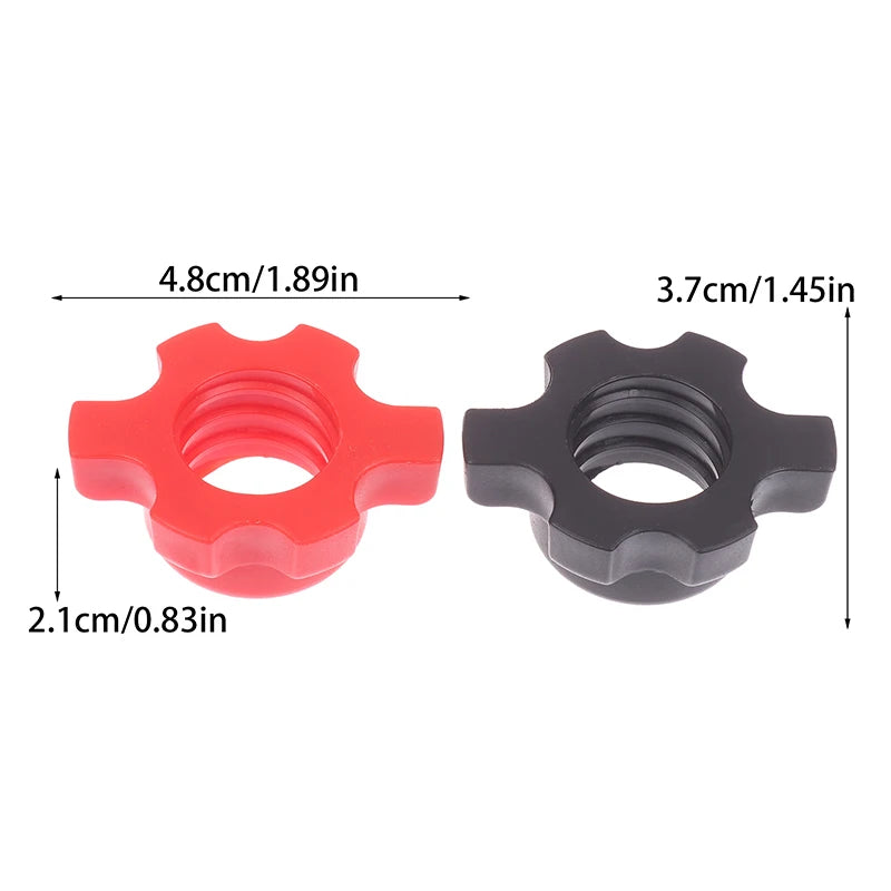 8 Barbell Dumbbell Hexagonal Nut Fixing Accessories Home Gym Fitness Zpaxo