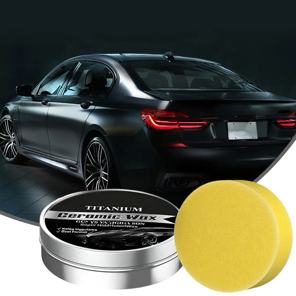 100g Titanium Ceramic Car Wax Cream Auto Scratch Repair Remover Polishing Wax Exterior Paint Protection Coating Zpaxo