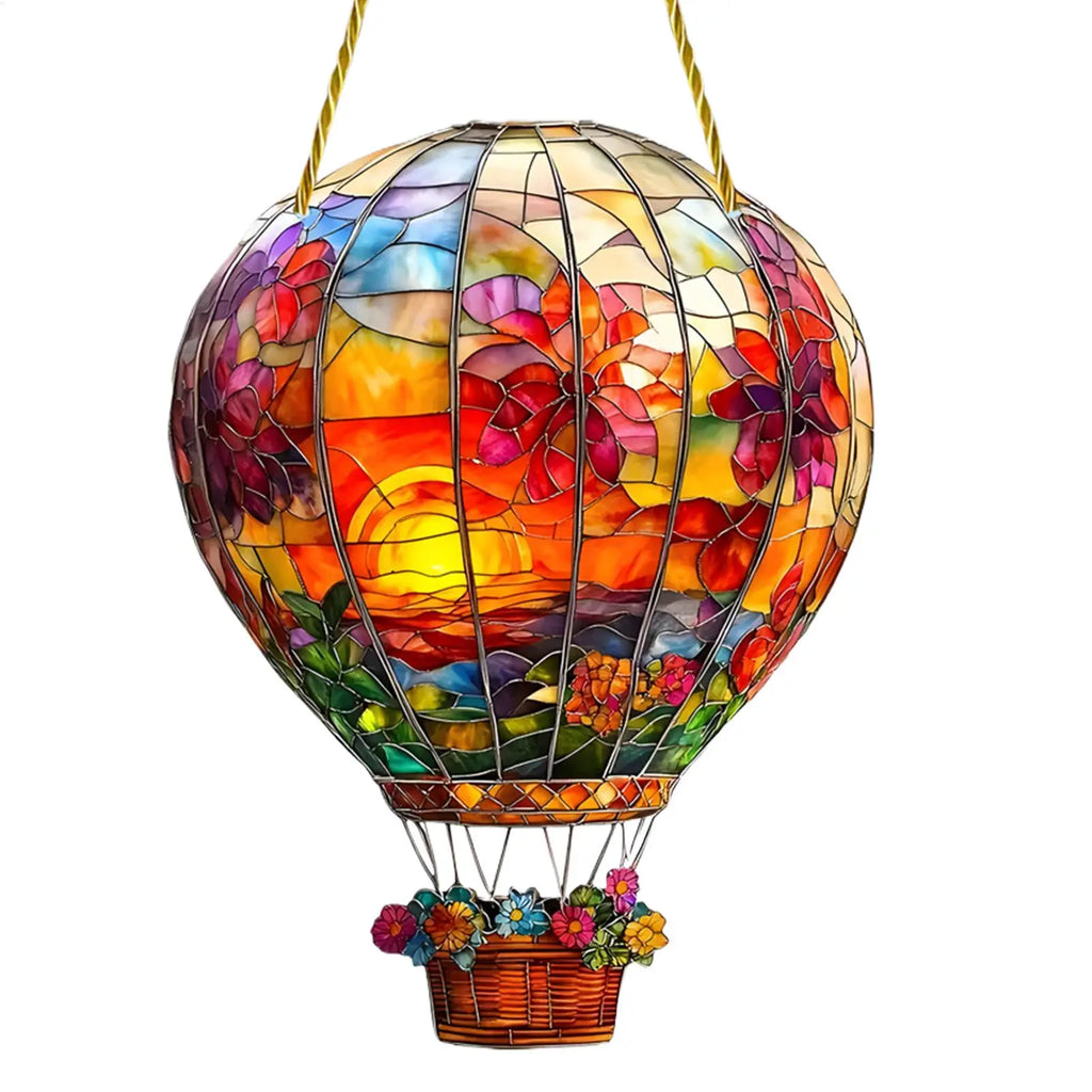 Hot Air Balloon Acrylic Sun Catcher – Window & Wall Decor Acrylic Sun Catcher Zpaxo