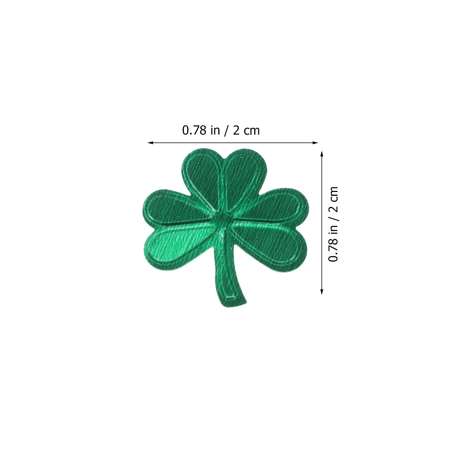 1 Bag Shamrock Lucky Sequins Irish PVC Confetti Party Table Scatter