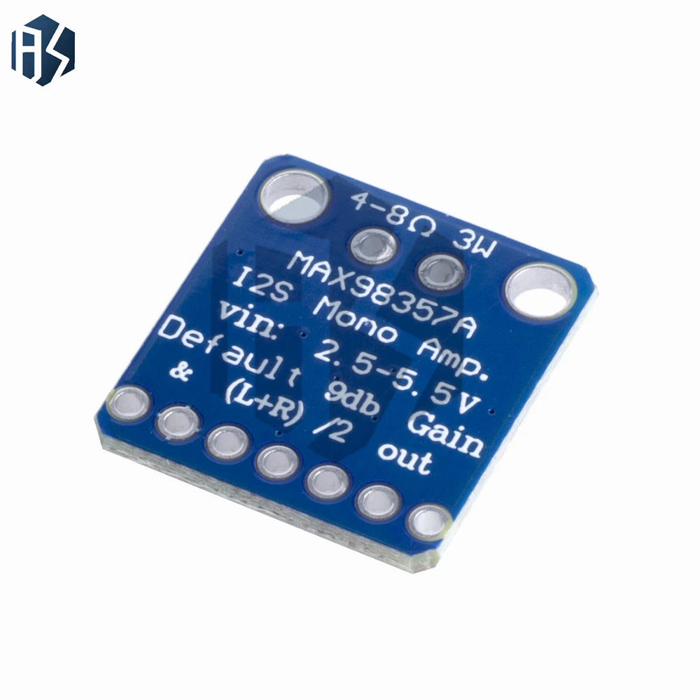 ‌MAX98357 I2S Class D Audio Amplifier Breakout Module – 3W Filterless Mono DAC Board for Raspberry Pi 4/5, ESP32, for Arduino Zpaxo