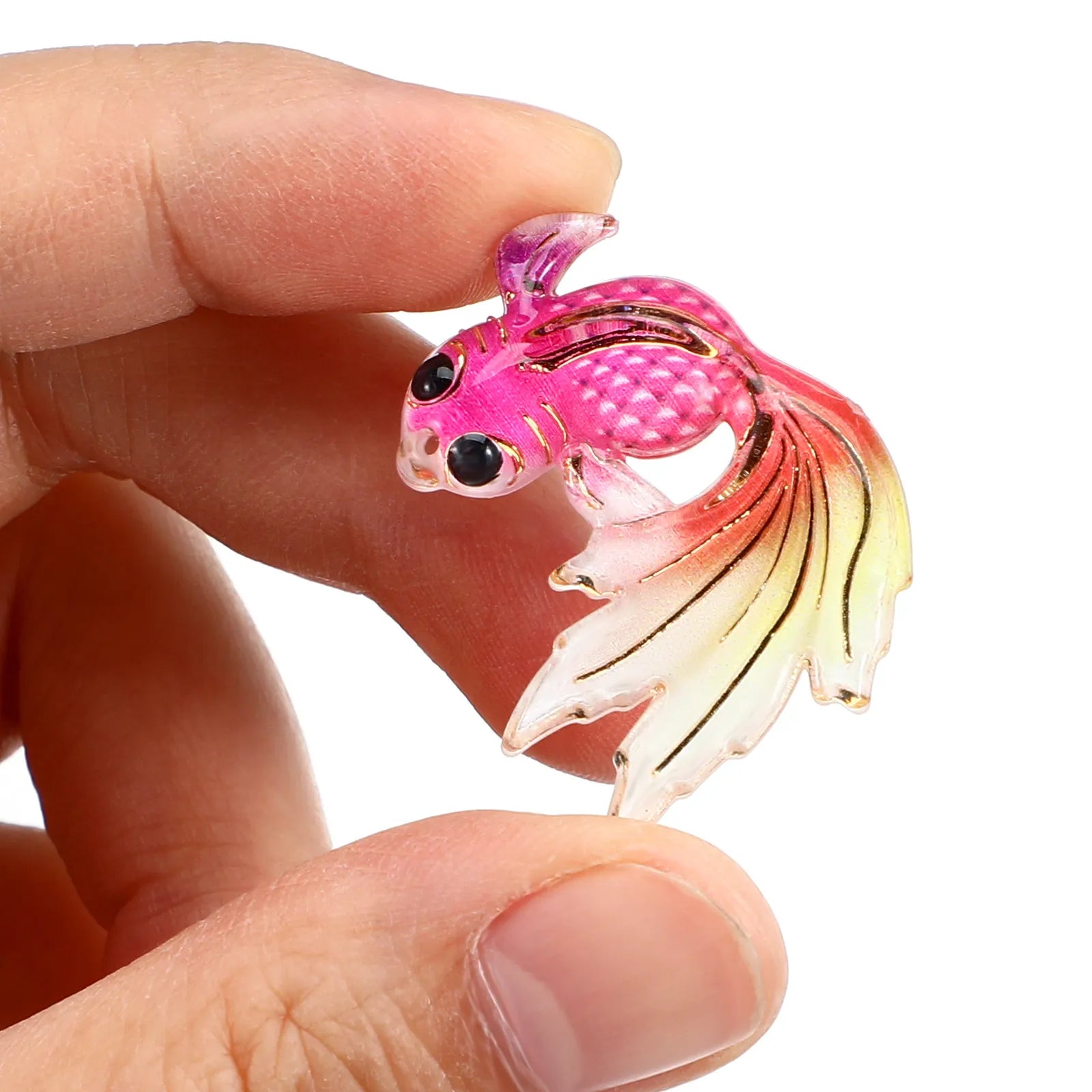 Mini Goldfish Decoration Fish Ornaments Lifelike Decor Micro