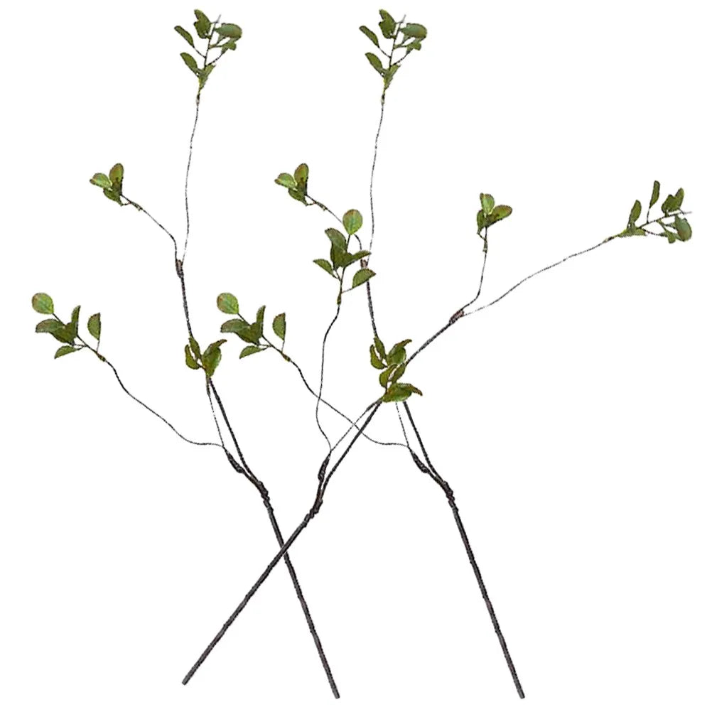 Artificial Leaf Branch Realistic Plastic Simulation Leaves Stems