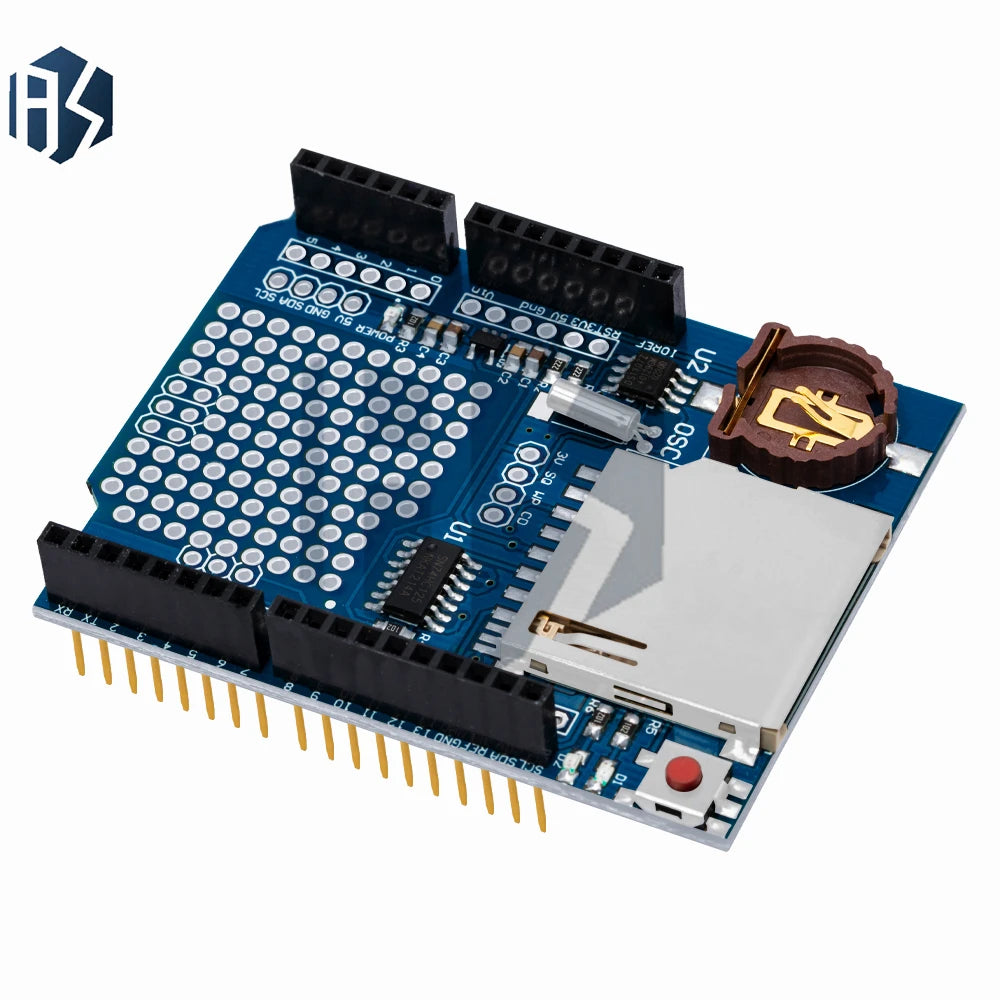 XD-05 V1.0 for Arduino for UNO Data Logger Shield - SD Card Storage, Real-Time Logging Module Zpaxo