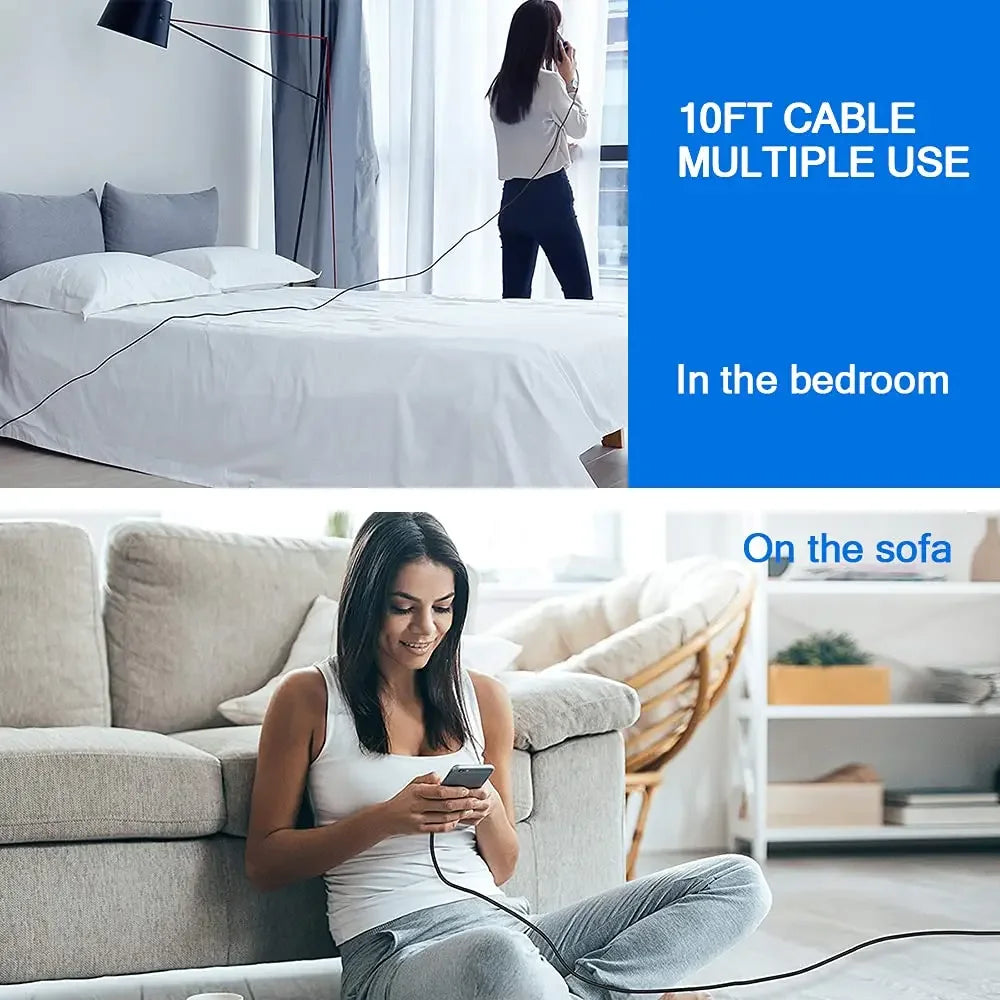 USB-C to USB-A Cable 60W PD 10Gbps Fast Charging & Data Transfer USB-C Charging Cable Zpaxo