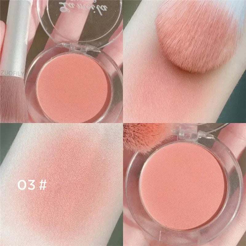 Monochrome Blush Face Mineral Pigment Peach Orange Nude Pink Blue Zpaxo 03