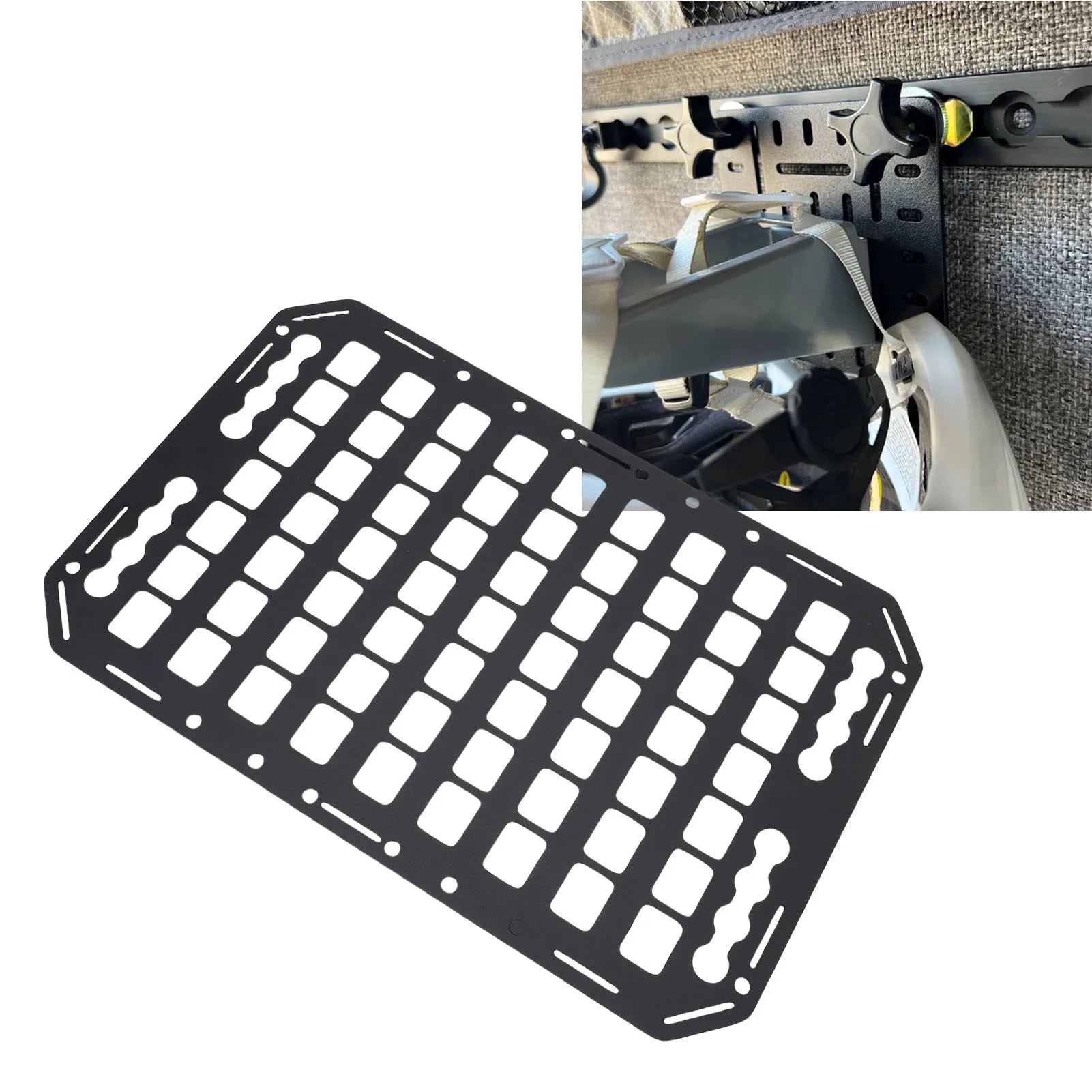 Truck Bed Molle Panel Aluminium Alloy Multifunctional L Track Storage