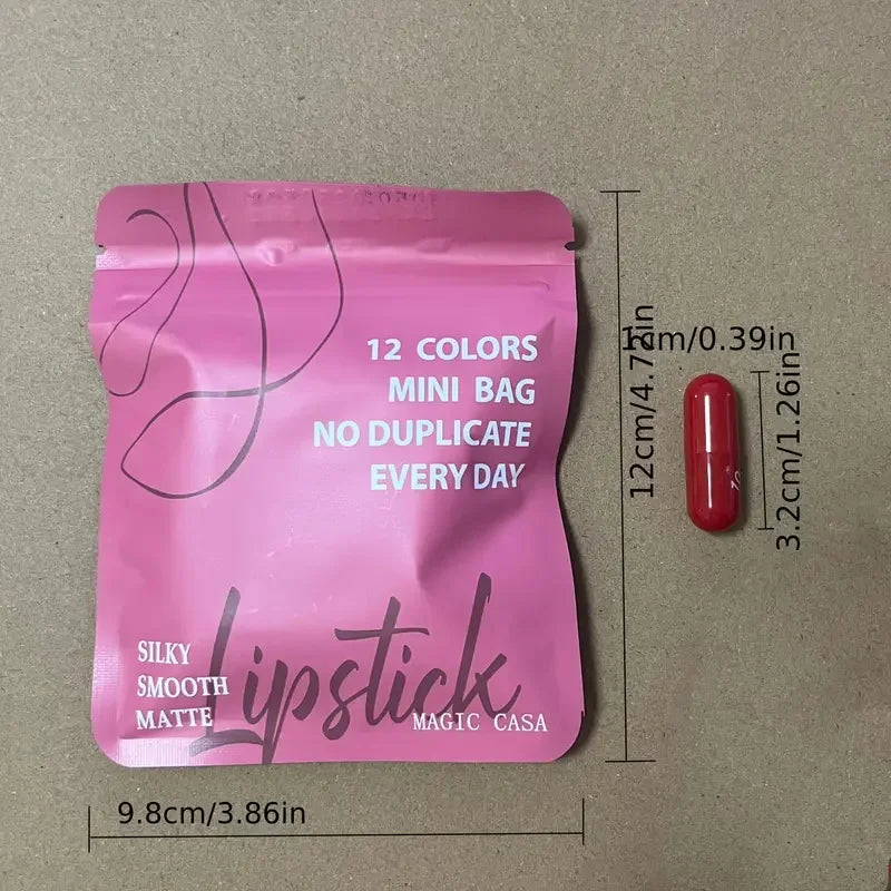 Mini Cocoa Lipsticks Long Lasting Velvet Matte Capsule Lipstick