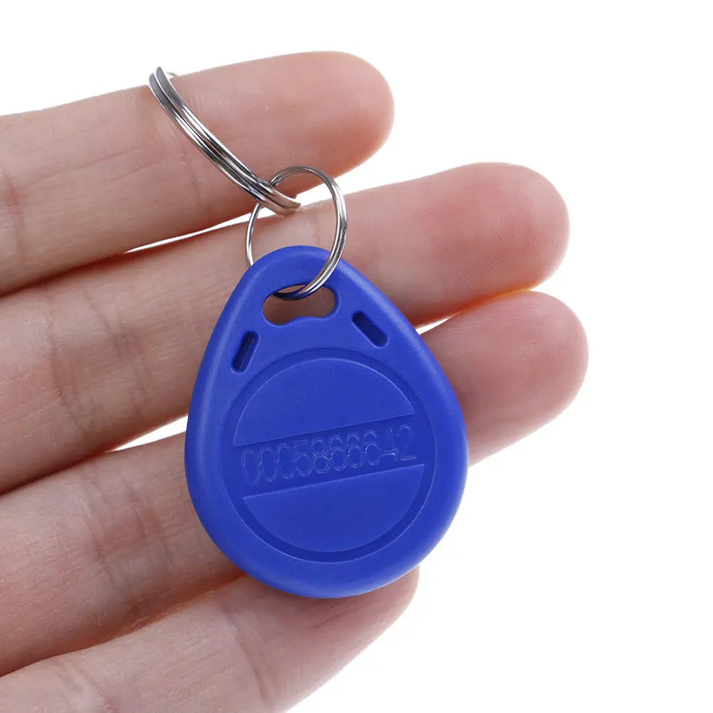 Blue TK4100 Keychains 125KHZ RFID Proximity Id Card Token Tags Key Zpaxo Default Title