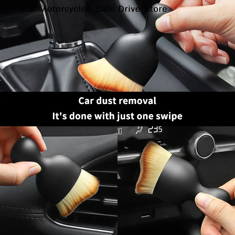 Ultra Soft Car Interior Cleaning Brush Curved Design Dust Sweeping