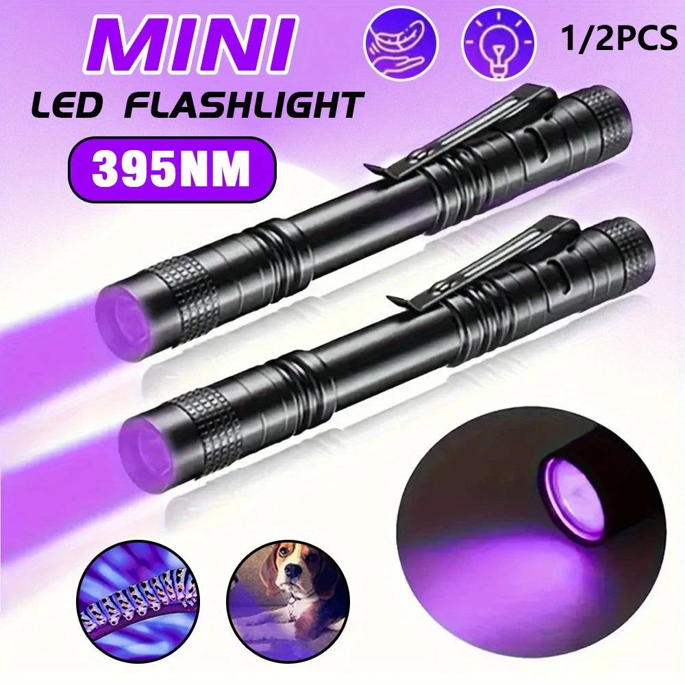 395nm UV & White Light Pen Flashlight – Pet Urine Detector