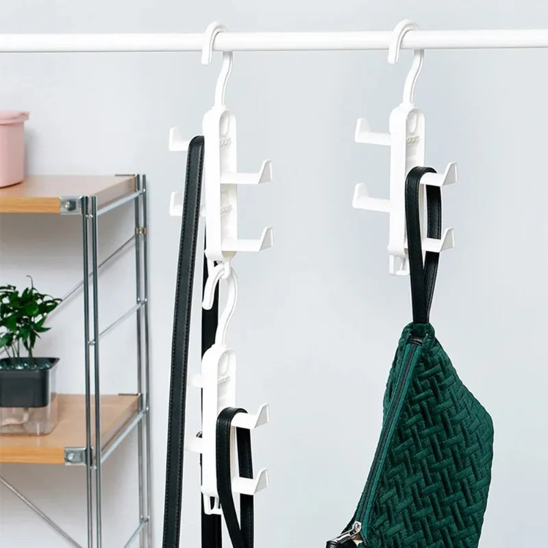 Bag Storage Tool Wardrobe Storage Multifunctional Clothes Rack Traceless Hanging Bag Rack Hat Door Non Perforated Hanging Hook Zpaxo
