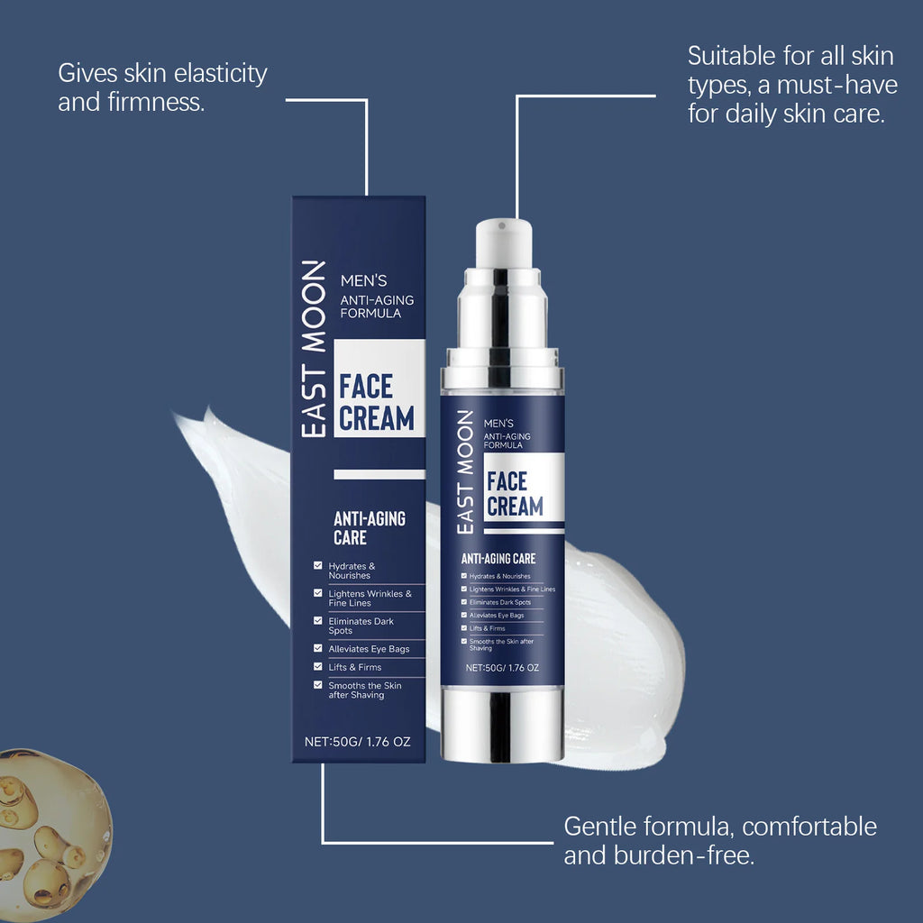 Man Facial Firming Cream Fade Fine Lines Improve Elasticity Moisturizing Dryness Anti W-rinkle For Glowing Skin Face Care Creams Zpaxo
