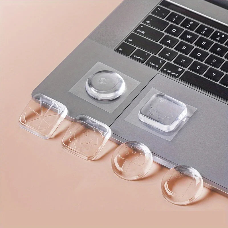 6pcs Silicone Anti-Collision Mute Pads - Door Handle Cushions, Refrigerator Door Stickers, Door Stoppers, Cabinet Door Back Wall Zpaxo