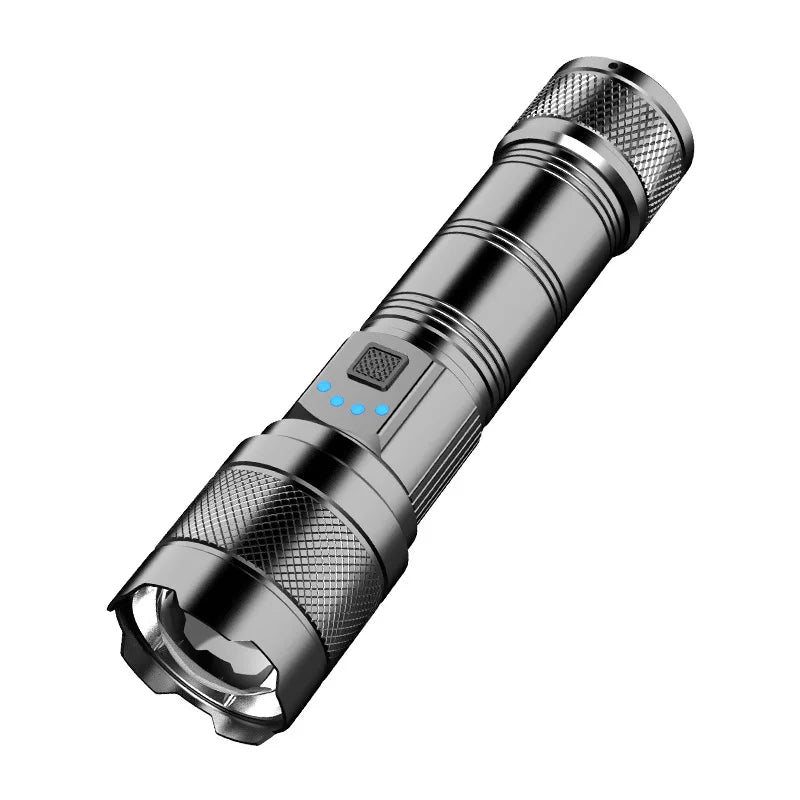 Strong Flashlightoutdoor Multifunctional Camping Lightingflashlight Zpaxo black