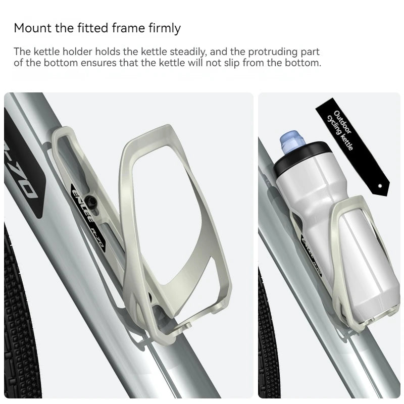 Toptrek New Multicolor Bicycle Water Bottle Holder MTB Road Bike Lightweight Flexible PC Beverage Bottle Cage Cycling Accessory Zpaxo