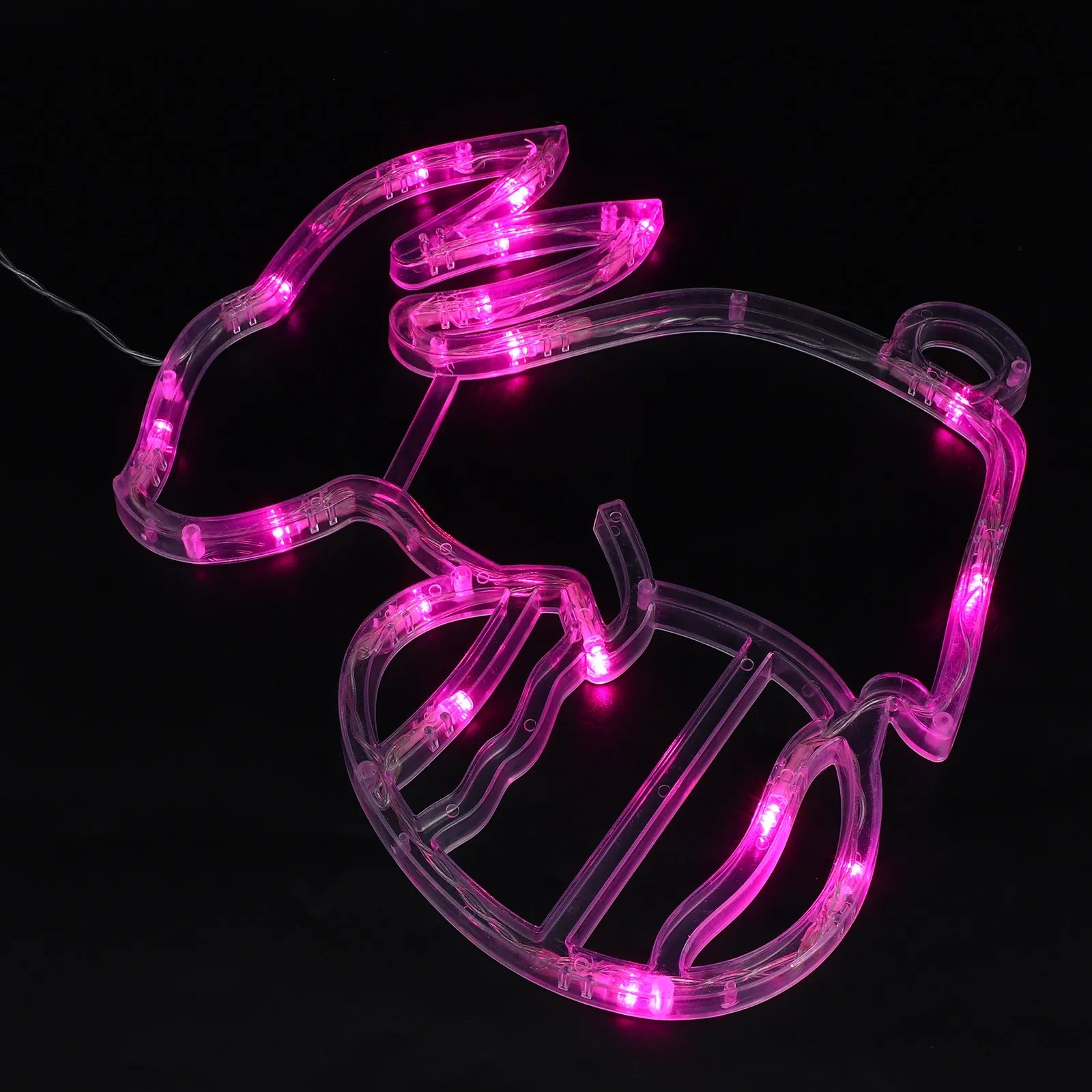Battery Operated Bunny Shaped String Light Window Wall Decor Indoor