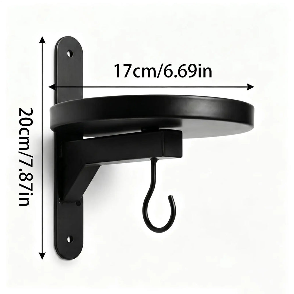 Wall Bird Feeder Metal Hook Bath Planter Wind Chime Outdoor Patio