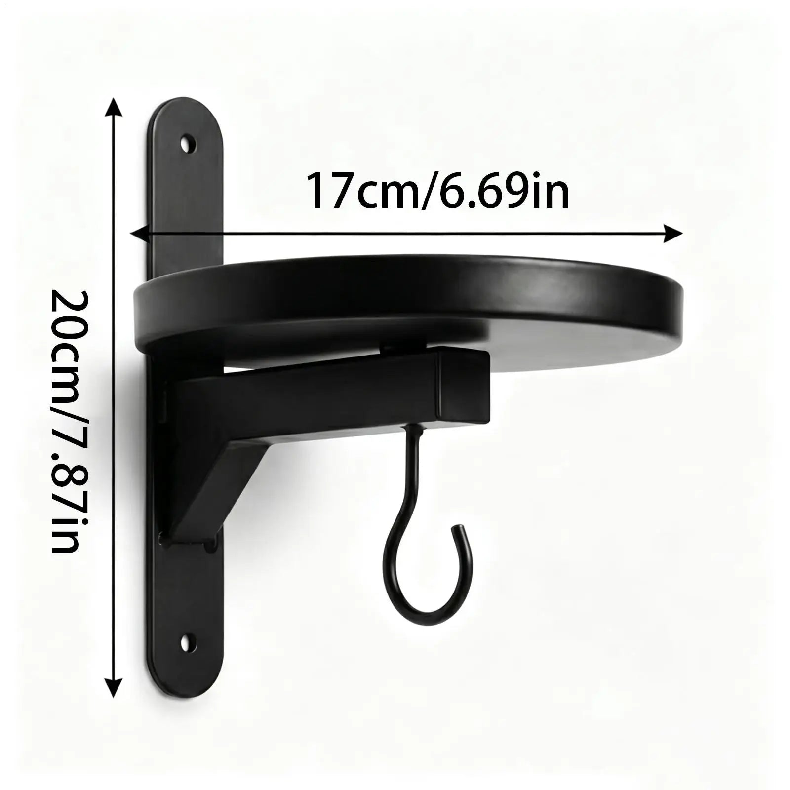 Wall Bird Feeder Metal Hook Bath Planter Wind Chime Outdoor Patio