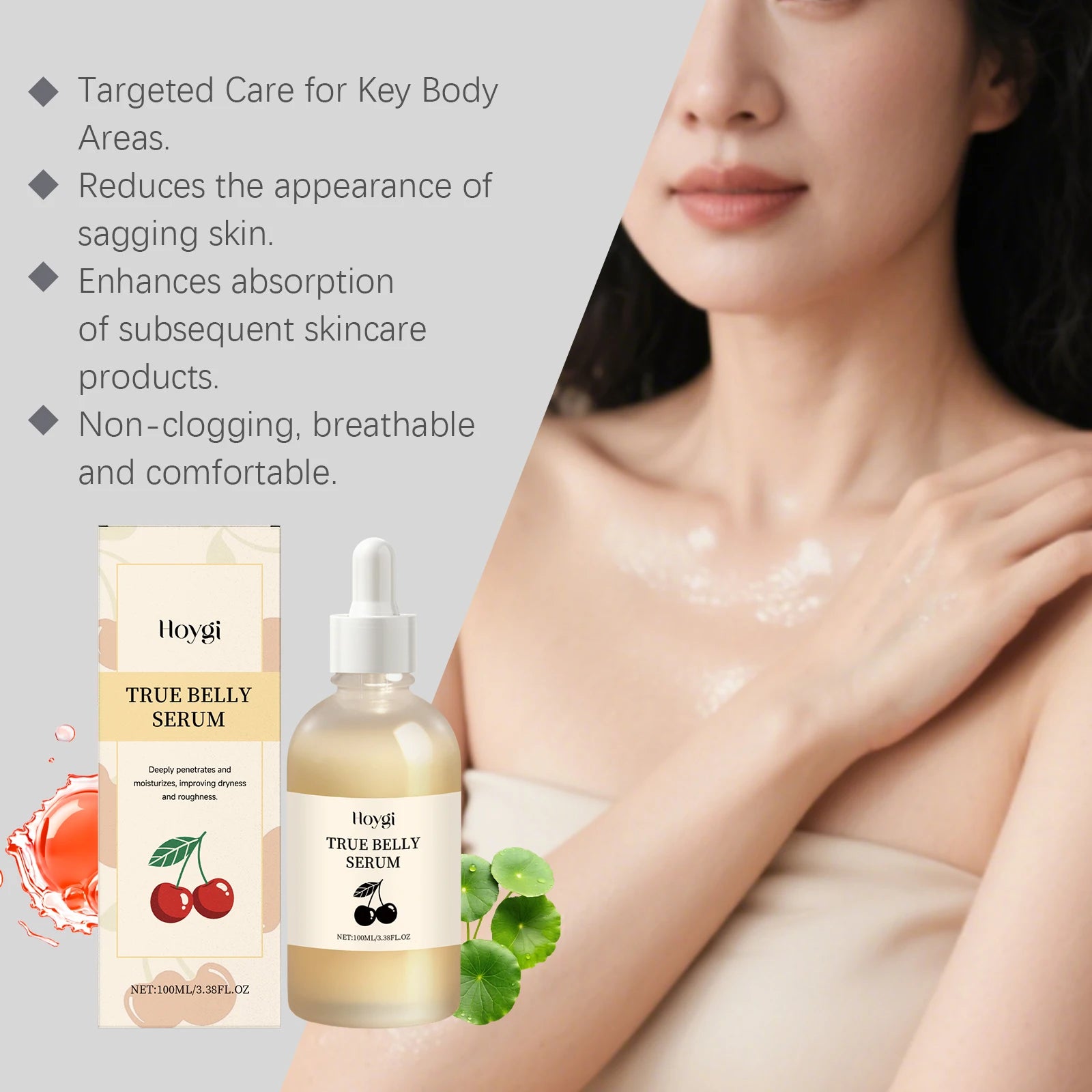 Moisturizer Body Serum Moisture retention Collection Stabilizing Restoring 100ml For Skin of chest buttocks and thighs Zpaxo