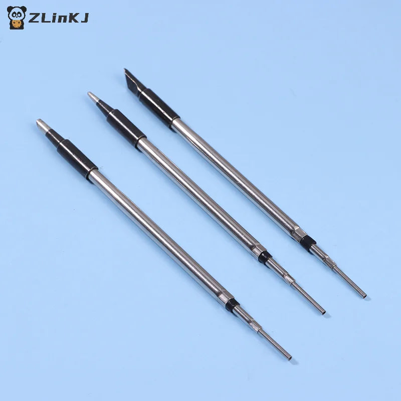 ▶1PCS Ceramic Heating Core Soldering Iron Tip Horseshoe Tip Round Pointed Stainless Steel Soldering Iron Tool Accessor Zpaxo