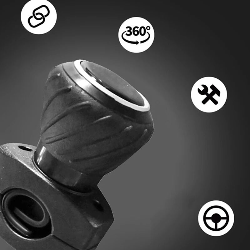 360° Steering Wheel Spinner Knob – Universal Car, Truck & Forklift