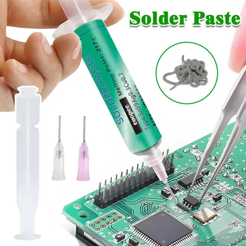 Sn99Ag0 3Cu0 7 Lead High-temperature Solder Paste Needle Tube SMT PCB