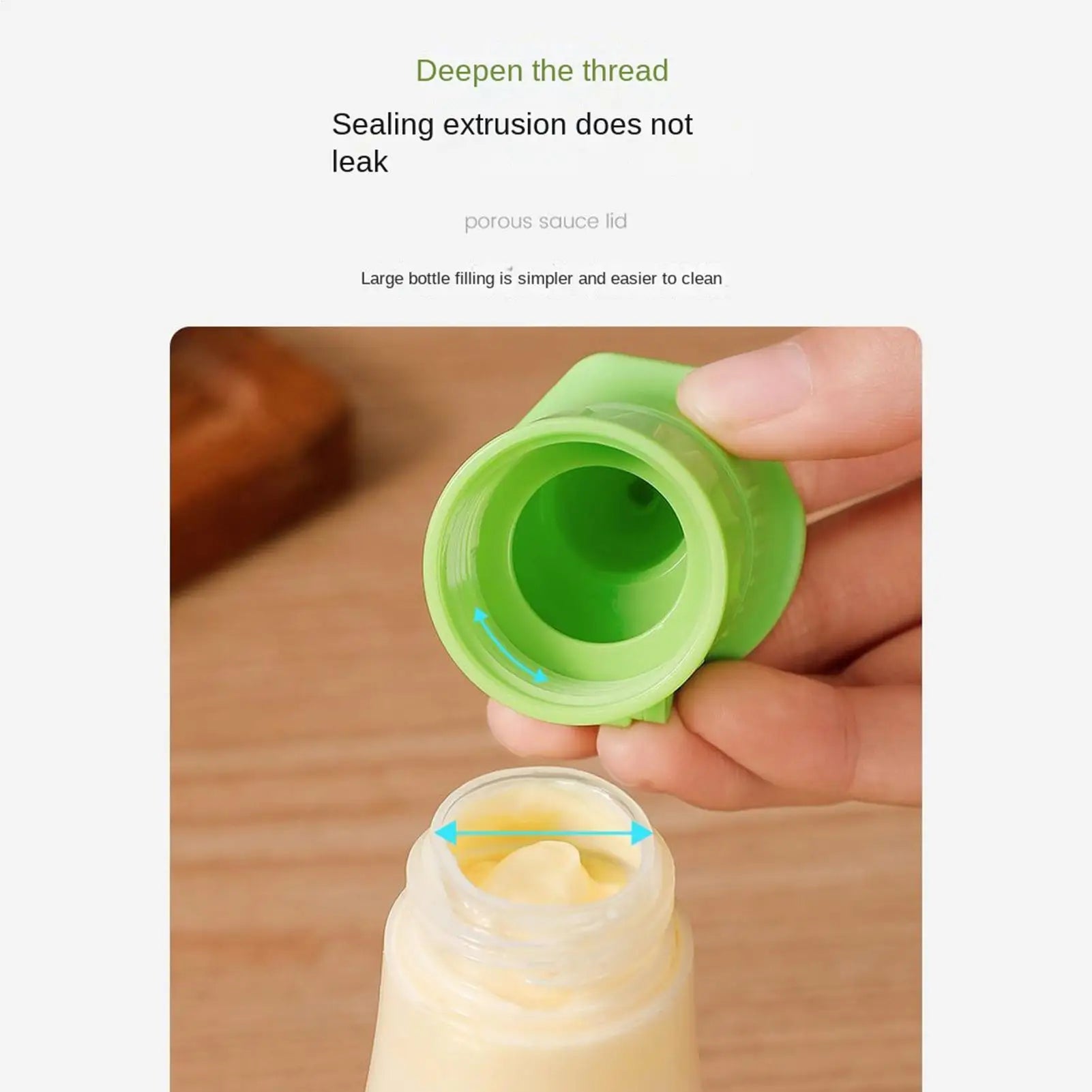 4-Pack Squeeze Bottle Caps – Sauce & Condiment Dispenser Lids Bottle Caps Set Zpaxo