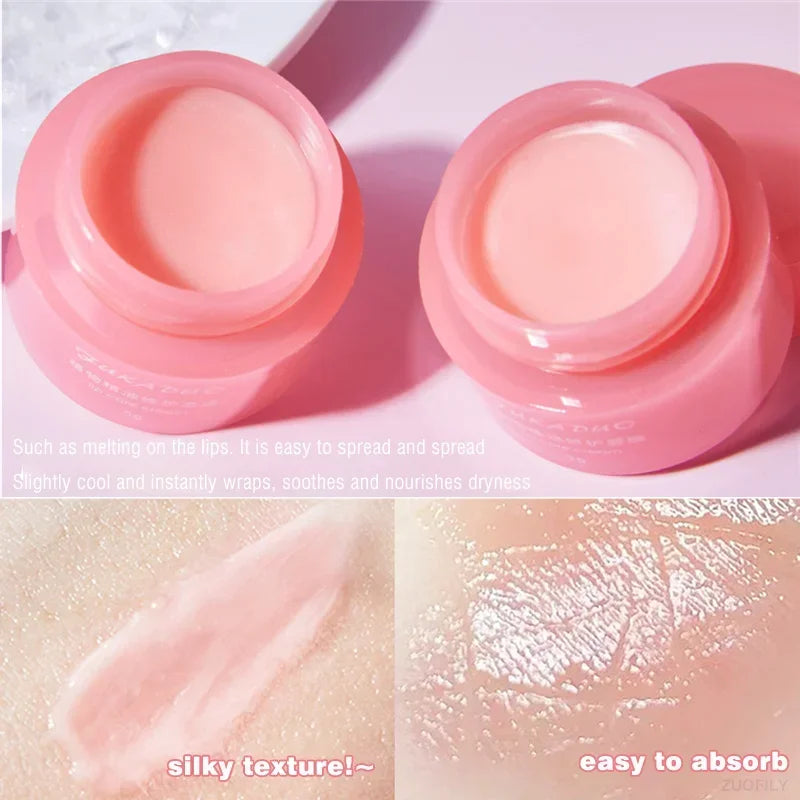 Korea lips care lip sleep mask night sleep hydrated maintenance lip balm pink lips whitening cream nourish protect cherry 3g Zpaxo
