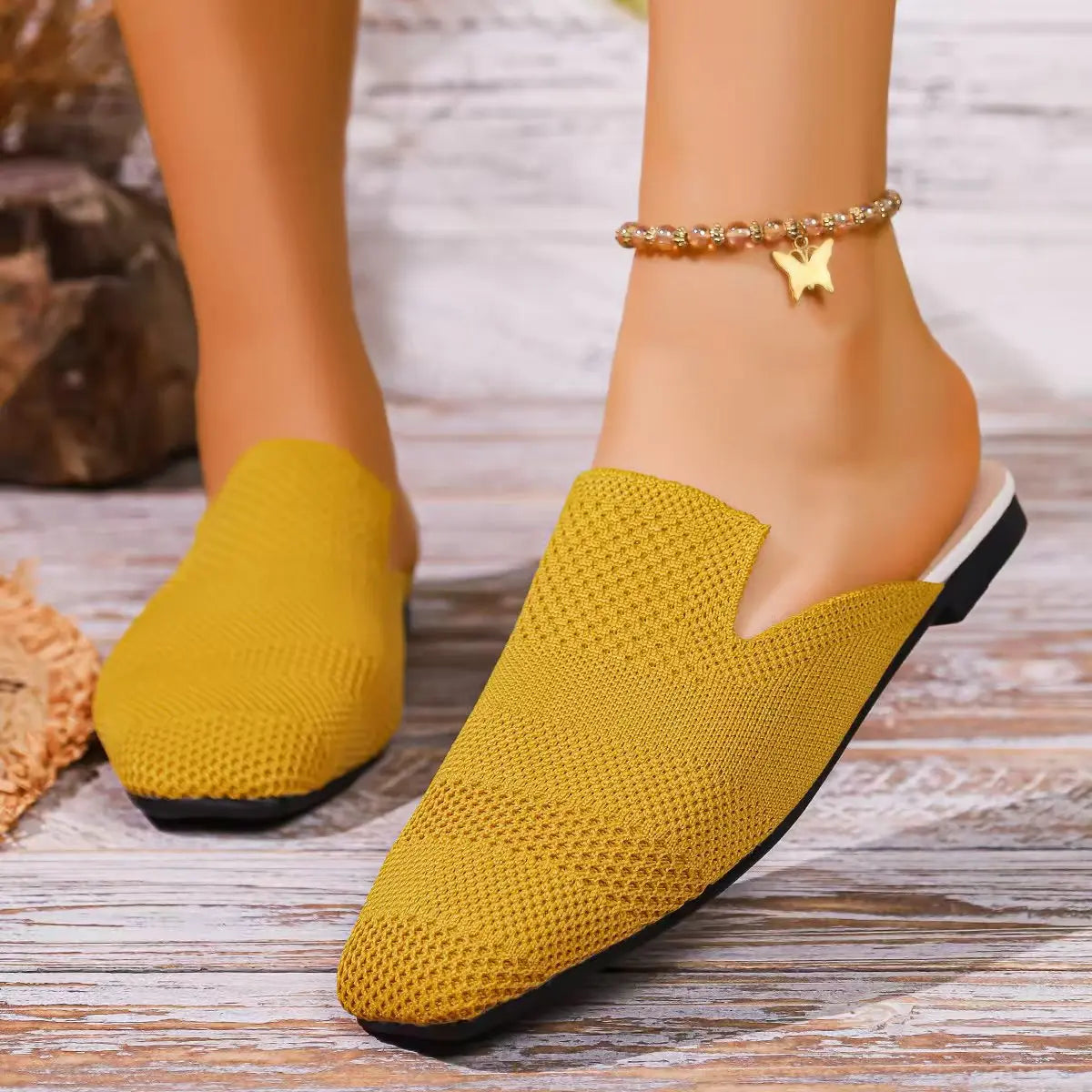 2026 Women Slippers French Ethnic Minority Fabric Slippers Summer Breathable Soft Sole Sandals Non-slip Women Shoes Slides Women Zpaxo