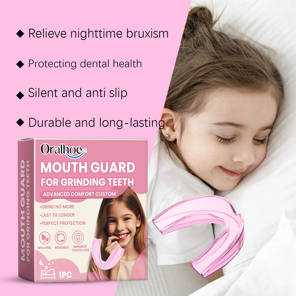 Kids Anti-Bruxism Silicone Night Mouth Guard – BPA-Free Kids Night Mouth Guard Zpaxo